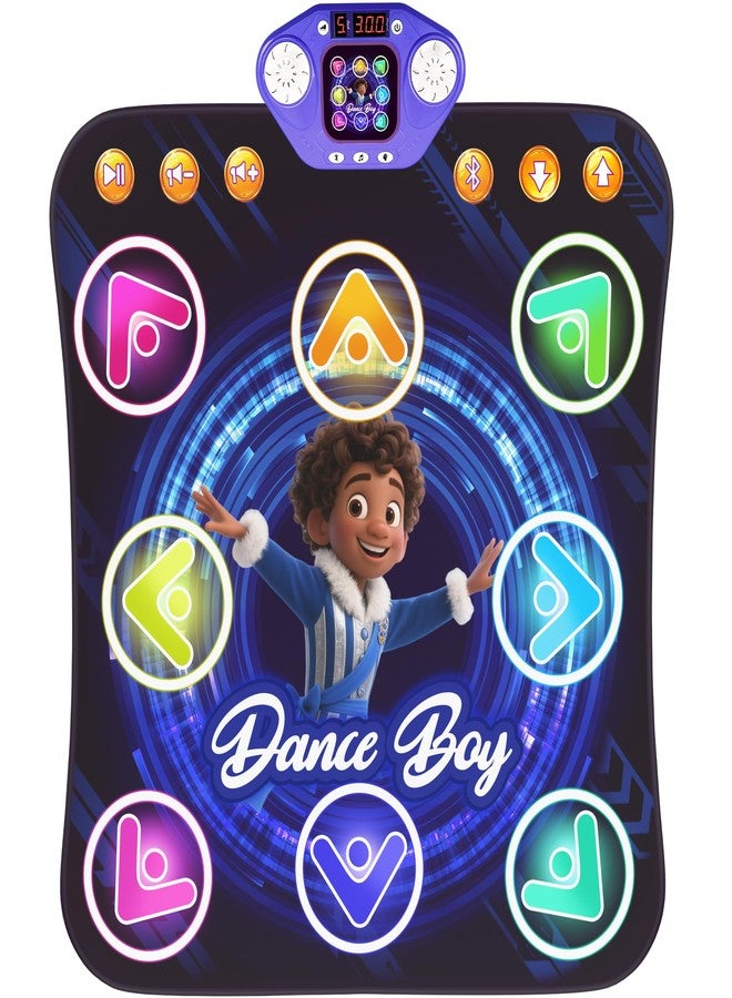 TooLion Dance Mat Toys for 3-12 Year Old Kids,Bluetooth Dance Pad with Light-Up 8 Keys,Interactive Dance Game with 4 Modes,Non-Slip & Built-in Music,Christmas Birthday Gift for Boys,Girls - Image 1